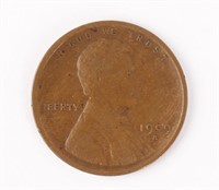 1909 S LINCOLN HEAD CENT KEY DATE