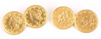$1.00 1853 & 1854 TYPE I GOLD DOLLAR CUFFLINKS