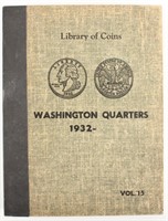 1932 - 1973 WASHINGTON SILVER QUARTER DOLLAR BOOK