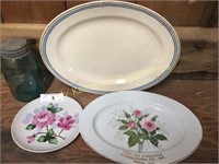 Centex Livestock Ad platter, large platter etc