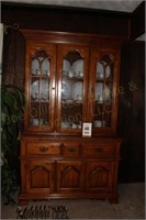 Glass Front China Cabinet 48 1/2" x 18 1/2" x 79"