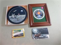 Space Collectibles-Rare Challenger Patch in Frame
