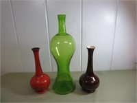 (3) Interesting Vases - One by Haeger Royal