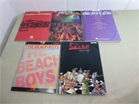 Sheet Music Books - Beatles, Beach Boys & More