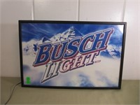 Busch Light Fiber Optic Lighted Sign