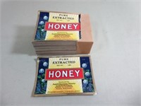 Large Pack of Pure Extracted Honey Labels