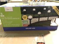 LED solar path lights-appears complete and new