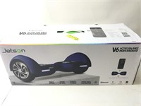 Jetson V6 hoverboard-working. Shows light use