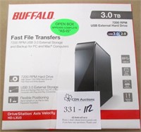 Buffalo 3TB USB External Hard Drive