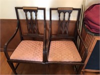 Chippendale Table and 10 Chairs