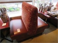 30" PADDED DOUBLE SIDED BOOTH SEAT