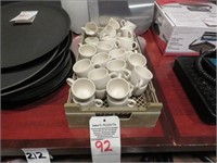 LOT, ESPRESSO CUPS IN THIS TRAY