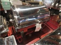 SS RECTANGULAR CHAFING DISH W/DOMED LID