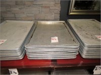 LOT, (12) SHEET PANS IN THIS SECTION