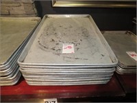 LOT, (12) SHEET PANS IN THIS SECTION