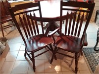 (4) Solid Maple Kitchen Chairs