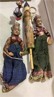 Two Indian dolls VooDoo doctor figure, Chinese