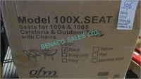 1X,OFM,SEATS FOR 1004/1005 CAFETERIA TBL, M#100X