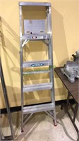 Werner aluminum 5 foot step ladder, Model 355,