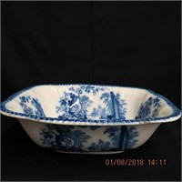 Flo blue rectangular wash bowl 17 X 14.5 X 5.5"H