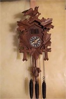 Cuckoo clock 2 door, 3 weight, all original, runs