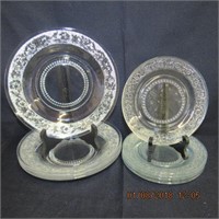 4 - 9" rim soups and 5 - 7" plates