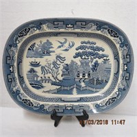 Old Blue Willow 18.75" platter