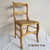 Early side chair cane seat