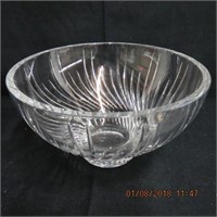 8.75" crystal bowl 5" deep