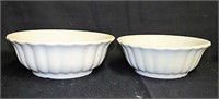 Ironstone by G & K Meakin bowls 9.25 & 8.5"