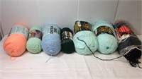 large collection of yarn