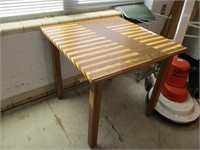 Wooden Square Table.