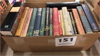 Box lot of 23 books