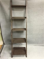 Espresso Ladder Shelf - 62"Hx18.5"W