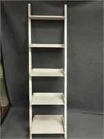 White Ladder Shelf - 62"Hx18.5"W