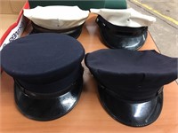 Fireman and police hats