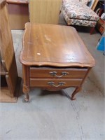 Wooden End Table W/Drawer