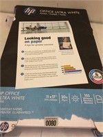 HP OFFICE ULTRA WHITE PAPER 11" x17"