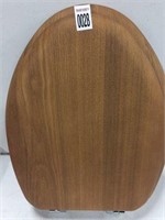 WOODEN TOILET COVER