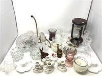 Large collectible glassware lot and more