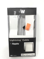 Apple lightning cable 6 ft open box