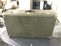 Vintage metal case with latches