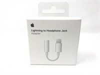 New Apple lightning to headphone jack