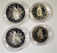 (2) 1989 2-Coin Congressional Proof Commemoratives
