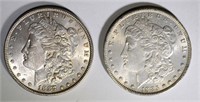 1885-O & 87 CH BU MORGAN DOLLARS