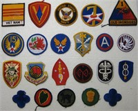 Assortment Of Miscellaneous Military Patches
