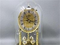 9 " dome mantel clock - glass case