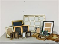 14 assorted ornamental photo frames
