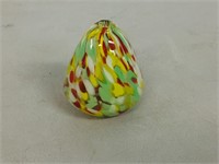 Art glass vase 3 1/4 inches tall