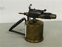 old brass torch
